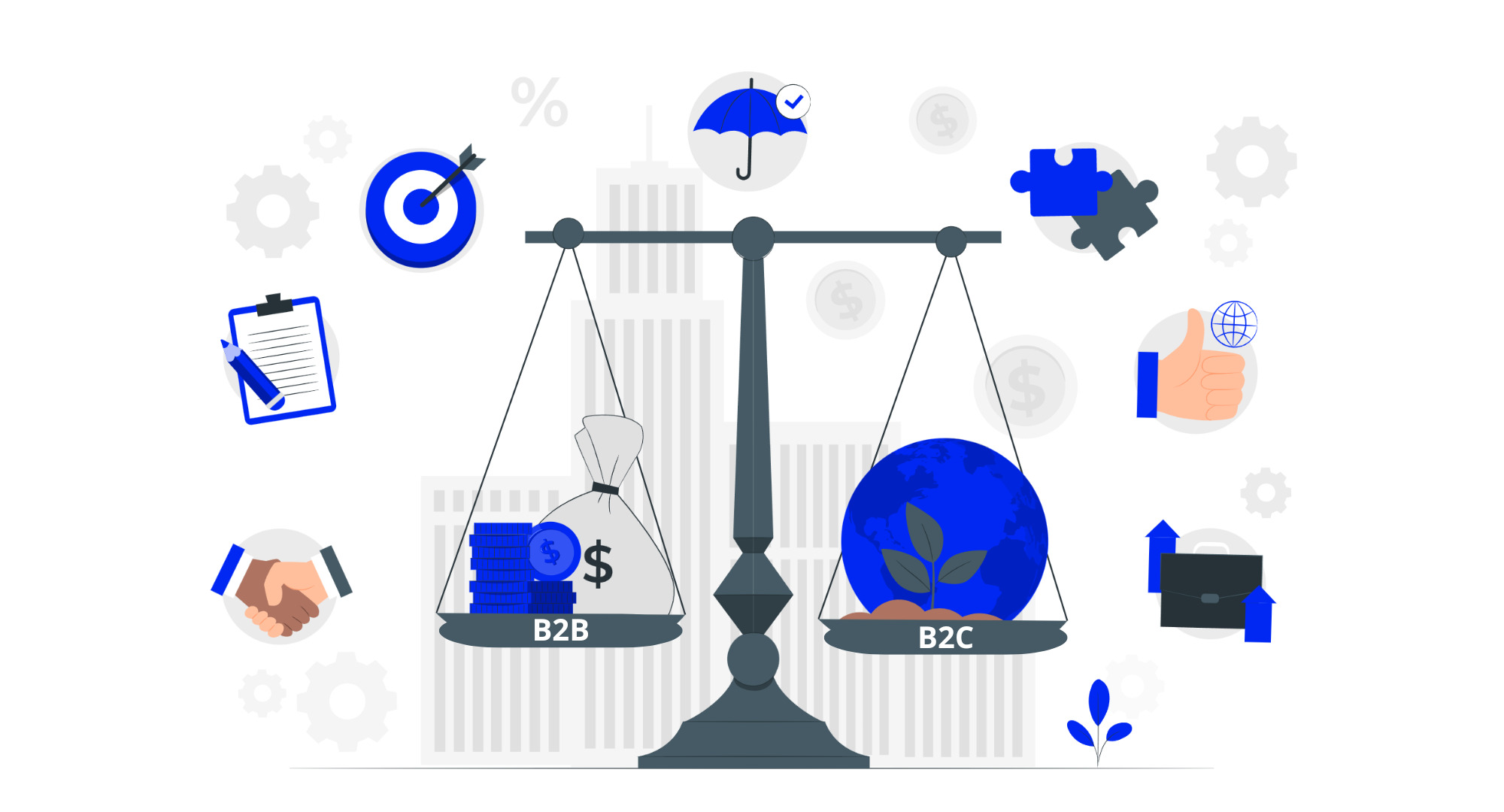b2b and b2c, business payments